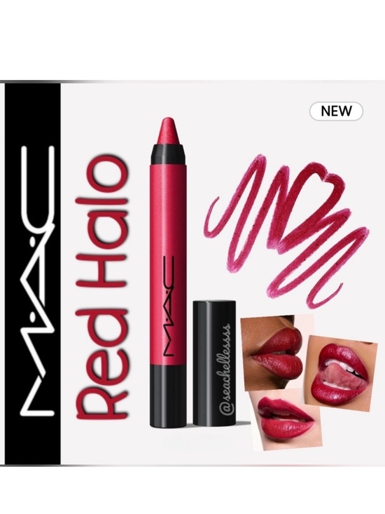 MAC Cosmetics Other - MAC Cosmetics Dazzlelips Crayon Red Halo Deep Red Pearl Brand New In Box